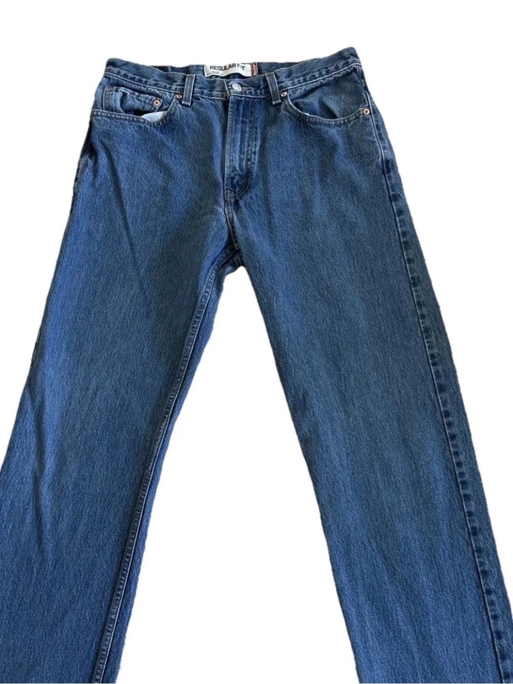 Levi's 501 Men's Medium Wash Blue Straight Jeans
